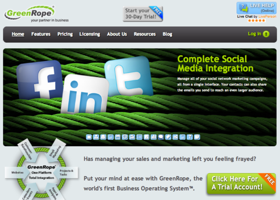 GreenRope enables social media management from a single dashboard.