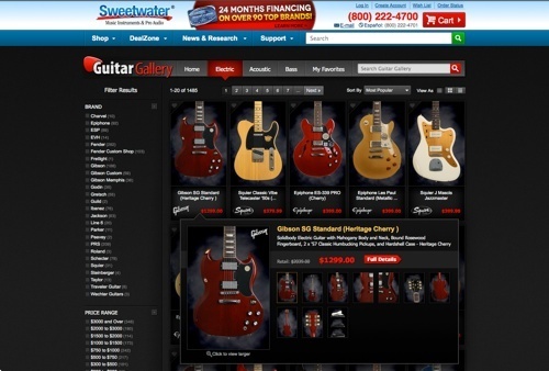Sweetwater.com – Guitar Gallery.