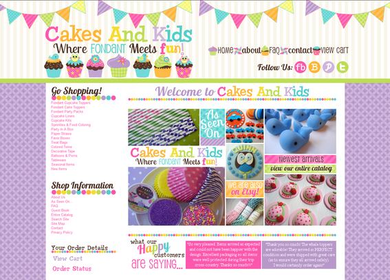 Julie Degnan of Cakes and Kids personalizes products to match invitations or other party items.