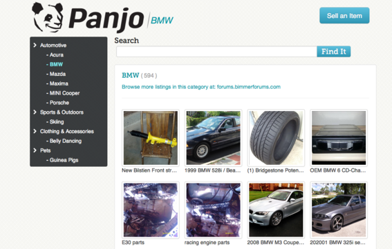 Panjo helps small businesses sell on forums.