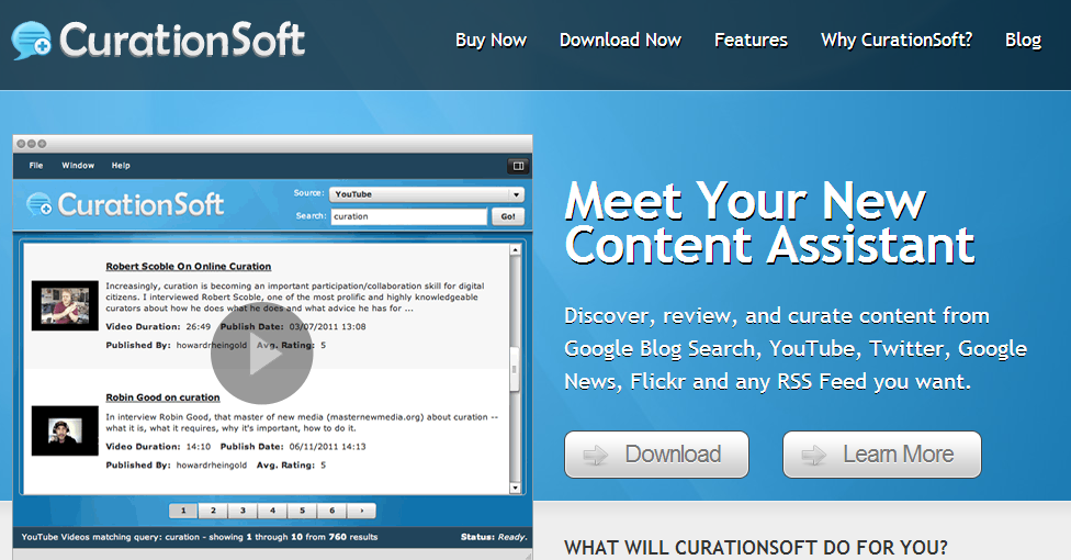 CurationSoft Content Curation Software