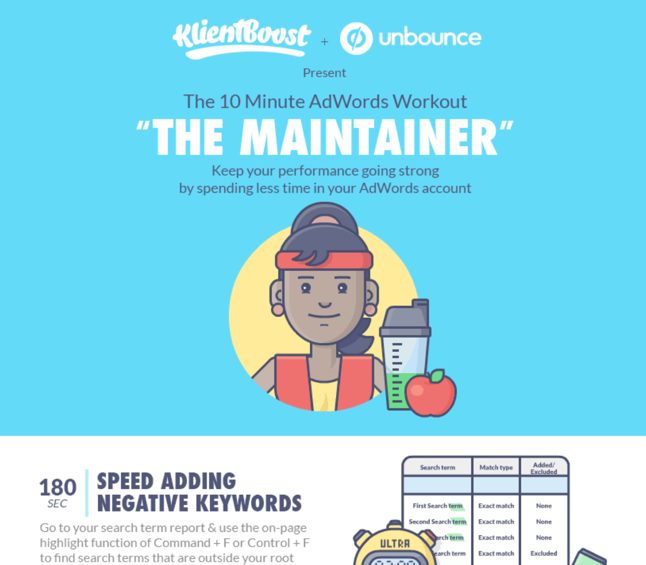 10 Minute AdWords Workout “The Maintainer”