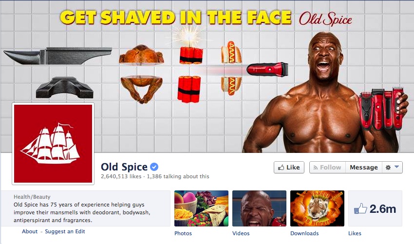 Old Spice Facebook