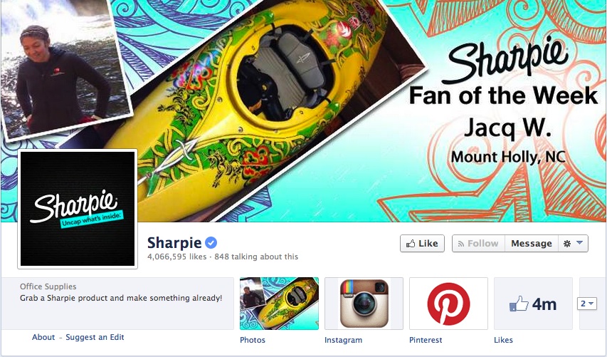 Sharpie's Facebook