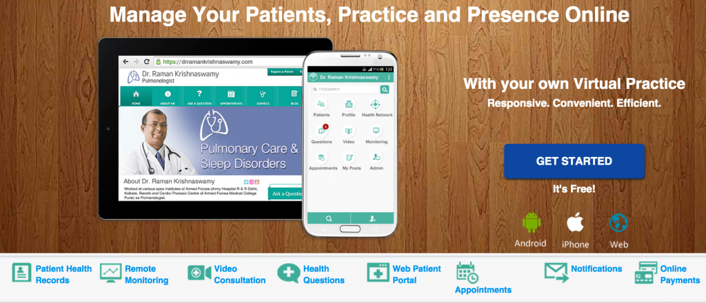 Marketing platform for physician practices.