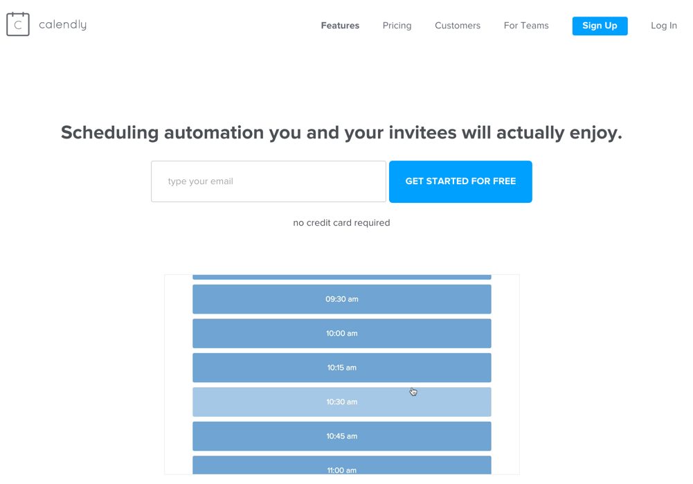 Calendly: Simple, intuitive online scheduling.