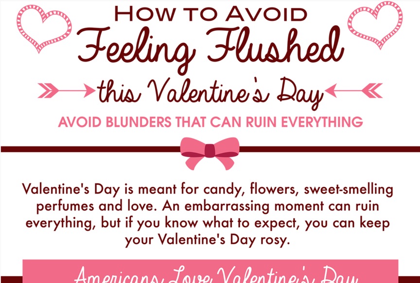 How to Avoid Feeling Flushed This Valentine’s Day.