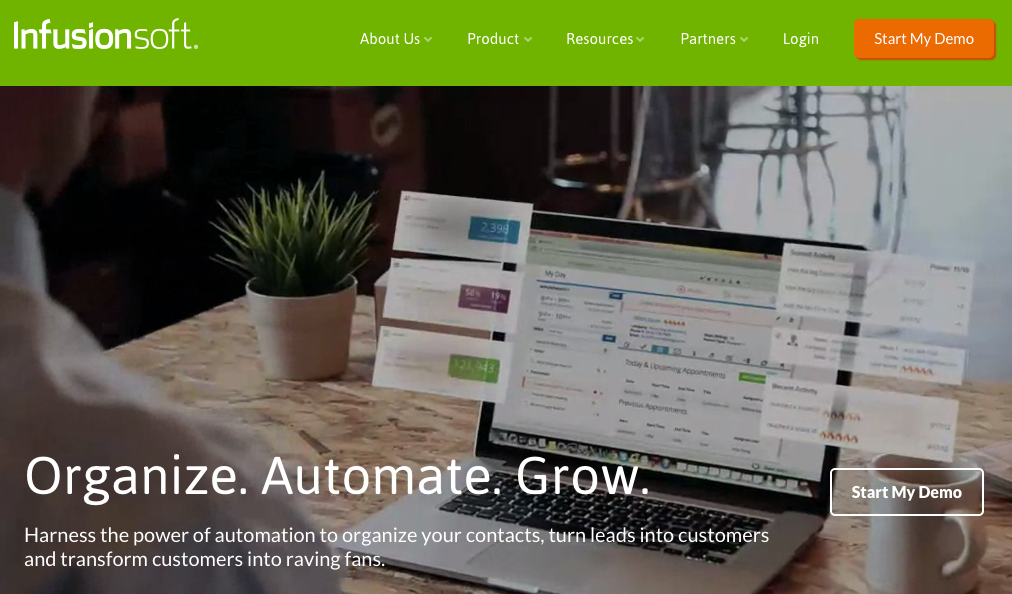 Infusionsoft is a pricier marketing automation option.