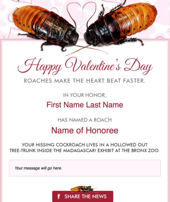Love is like a roach. Both make the heart beat faster.