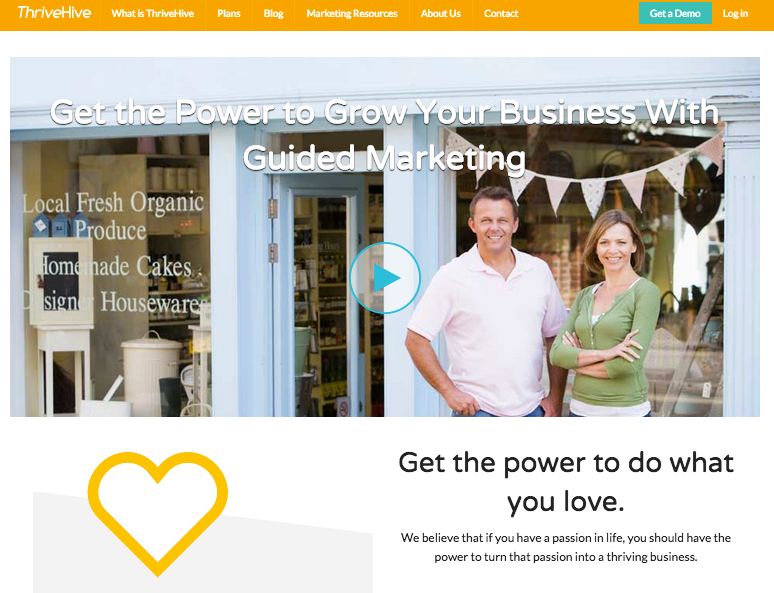 ThriveHive offers personalized marketing plans.