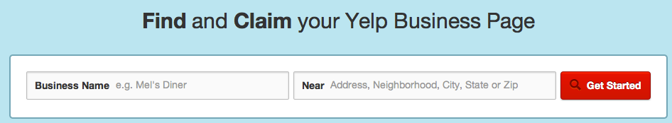 Search Yelp for Business to find your business listing.