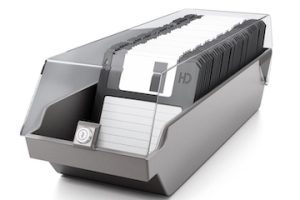 3.5" floppy disks in a case