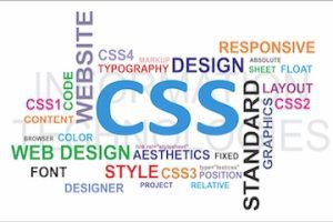 Word cloud for "CSS" and related terms