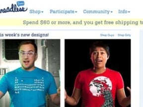 Threadless home page