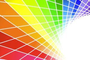 Illustration of a color wheel