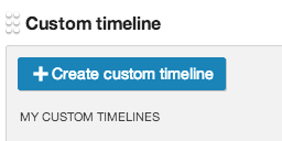 Twitter custom timeline popup window