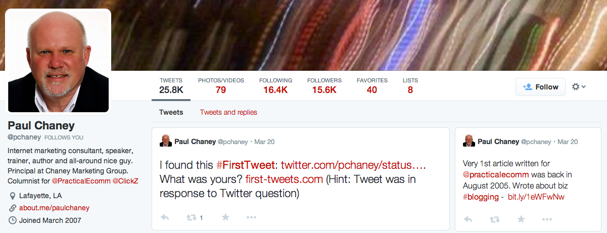 Twitter Paul Chaney