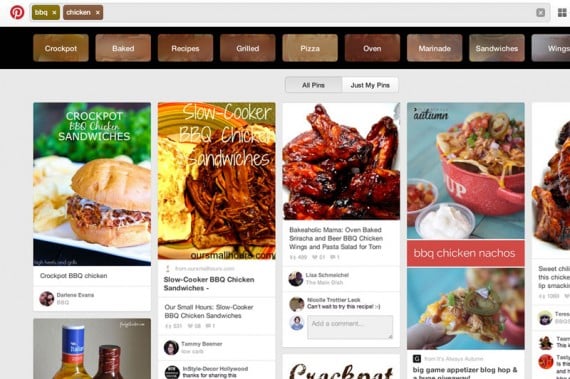 Pinterest's new Guided Search helps refine searches and promotes discovery.