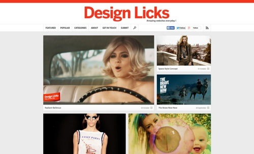 Design Licks website