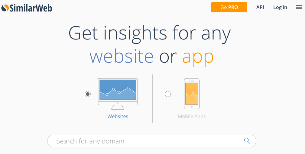 SimilarWeb.com helps to locate potential competitor websites.