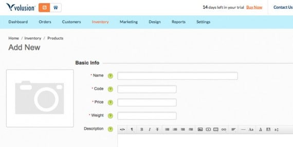 The Add Product form can be completed quickly. Users may also add a lot of additional, helpful, product information. The Add Product form can be completed quickly. Users may also add a lot of additional, helpful, product information.