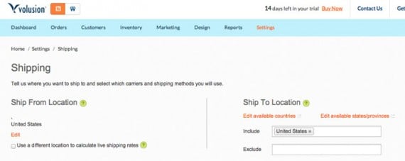 Users will need to configure shipping options.