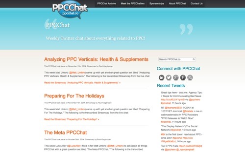 PPCChat.co website