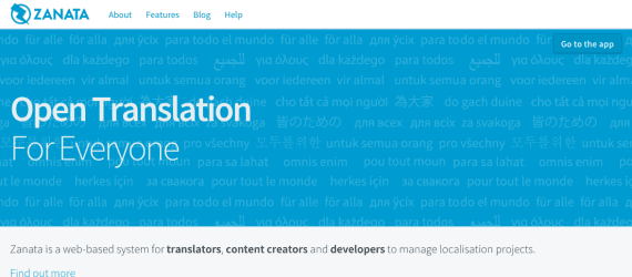 Zanata is a web-based system for translators, content creators, and developers.