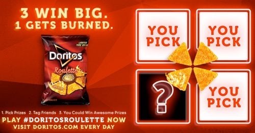 Doritos Roulette Game.