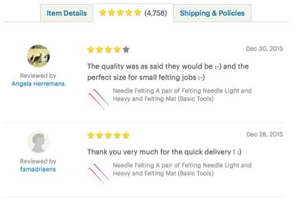 Would any shopper read 4,758 reviews for a single product on Etsy?