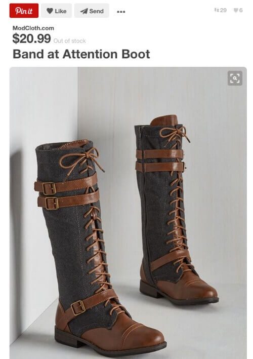 Band at Attention Boot.