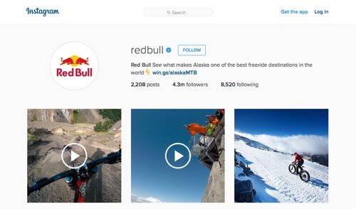 Red Bull on Instagram.