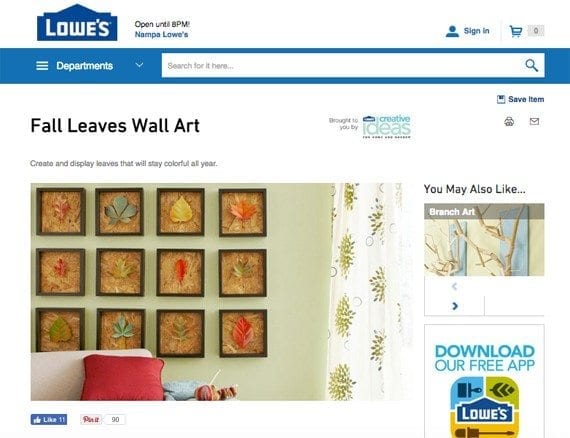 Lowe's How-to content helps shoppers complete fun, season projects using products or tools the company sells.