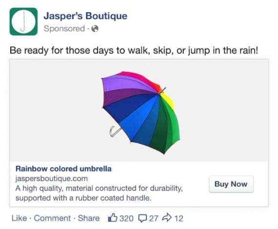 With Facebook's Dynamic Product Ads, merchants can remarket to consumers who visited their website but did not purchase products.