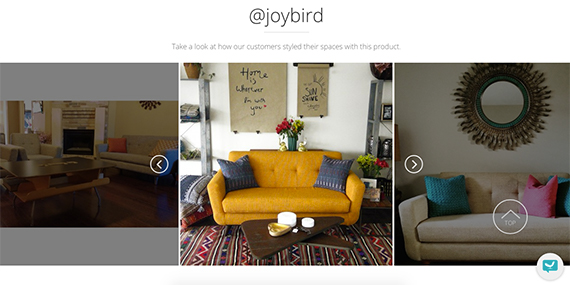 While your site will want professional product photos for your main image, don't be afraid to share customer-submitted pictures, too.