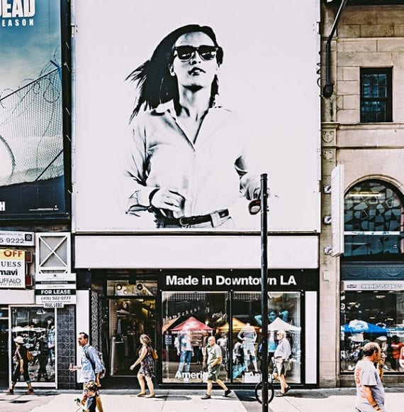 American Apparel is a manufacturer and retailer that has declared bankruptcy twice since 2015. Image: <em>Scott Webb.</em>