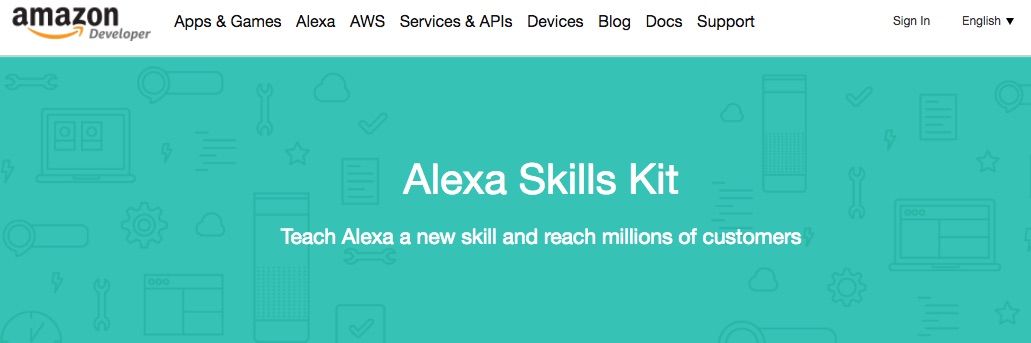 Amazon's Alexa Skills Kit is a collection of self-service APIs and tools that make it easier to create voice-driven capabilities for Alexa.