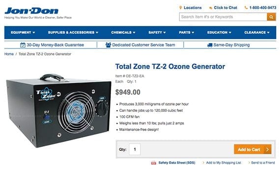 Ozone machines are good for wrestlers, but other consumers may have questions and may seek answers on search engines.