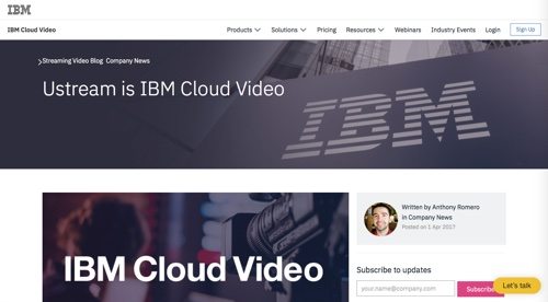 IBM Cloud Video