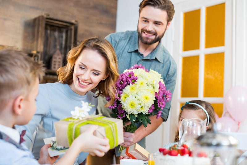 Gift baskets, gift sets, and special packaging are among the many promotions that appeal to Mother's Day shoppers.