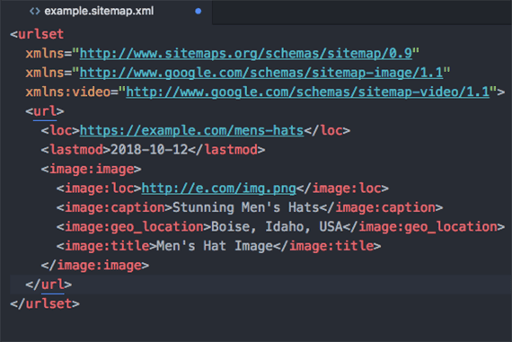 Google extends the XML sitemap schema to include tags for images and videos. These media tags can be added to any URL tag on an XML sitemap.