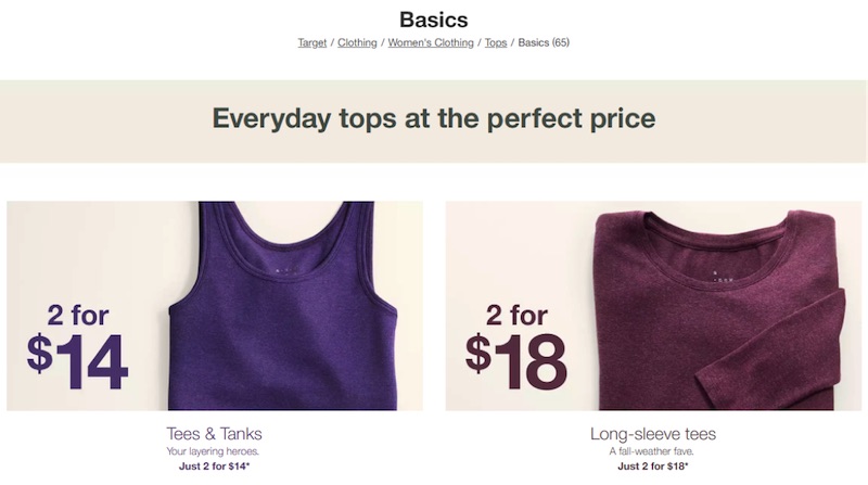 Target’s Basics are inexpensive, prompting impulse buys and enabling the company to predict when shoppers will restock.