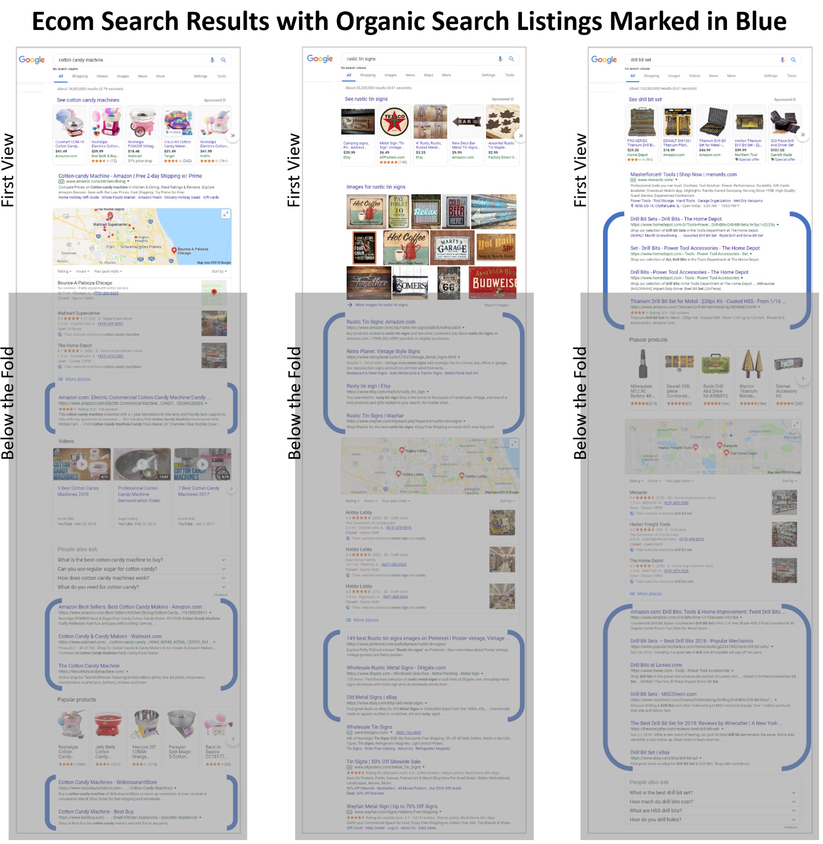 Traditional desktop search is changing, too. Search results produce more ads, images, and videos. <em>Click image to enlarge.</em>