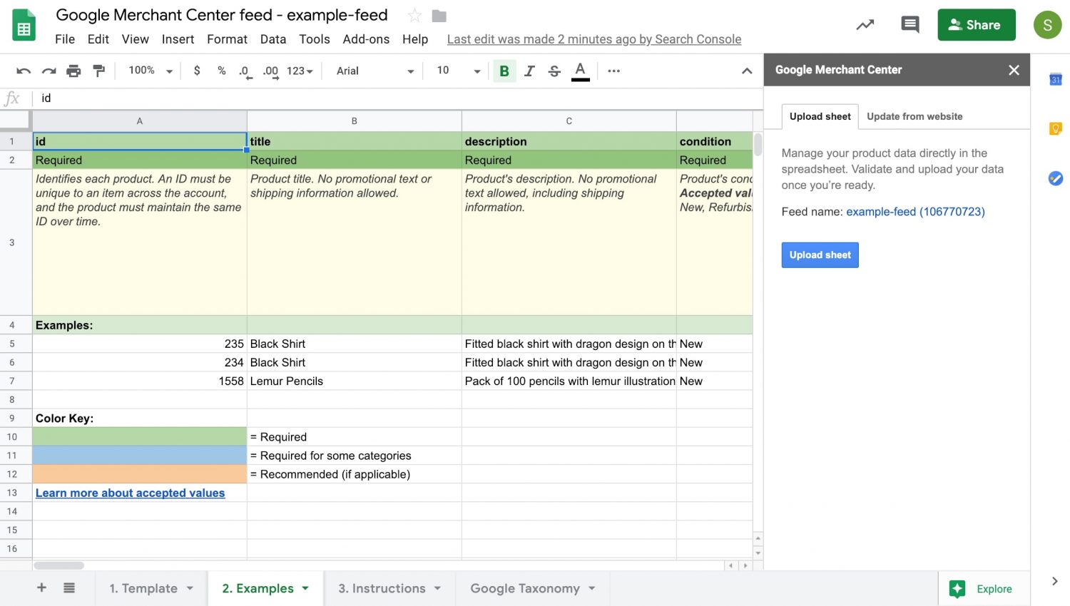 One way to generate a product feed is via Google Sheets.