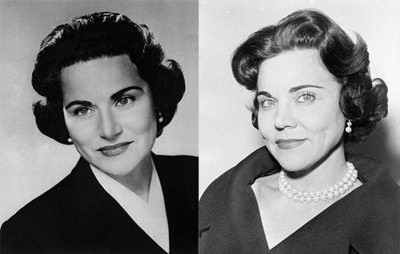 Sisters Pauline and Esther were known to millions by their advice columns "Dear Abby" and "Ask Ann Landers." These pictures were taken in 1961.