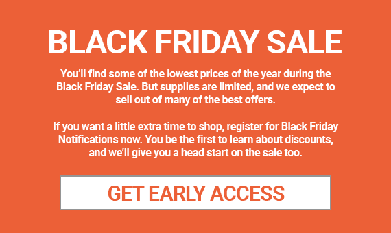 Capture Black Friday "leads" with a pre-sale promotion.
