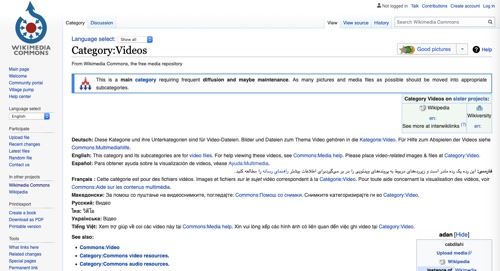 Wikimedia Videos
