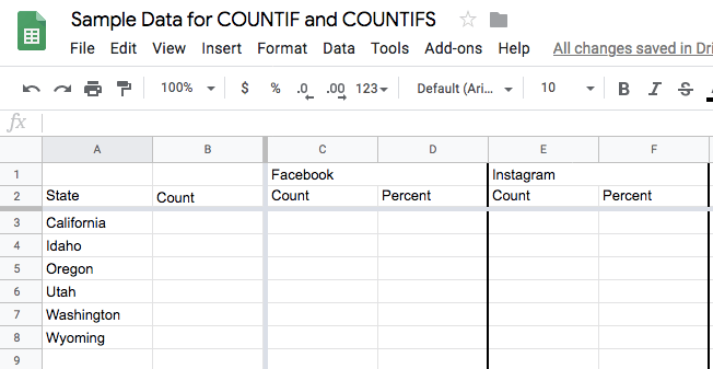 Google Sheet analyzing lead sources using COUNTIF and COUNTIFS - purshoLOGY