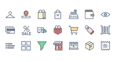 Shopping and E-commerce Icons