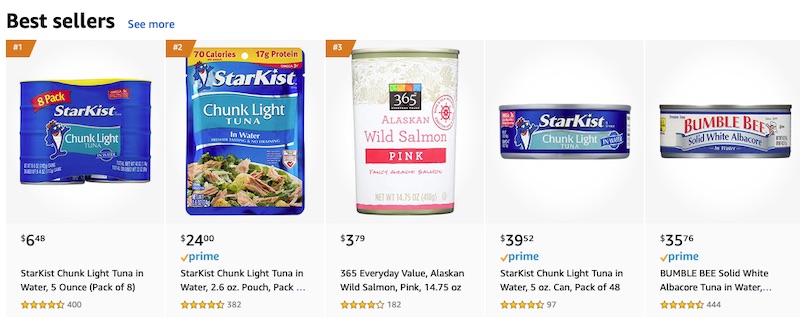 Amazon offers many grocery items on its marketplace. The selling requirements are stringent but worth it for many food brands. 